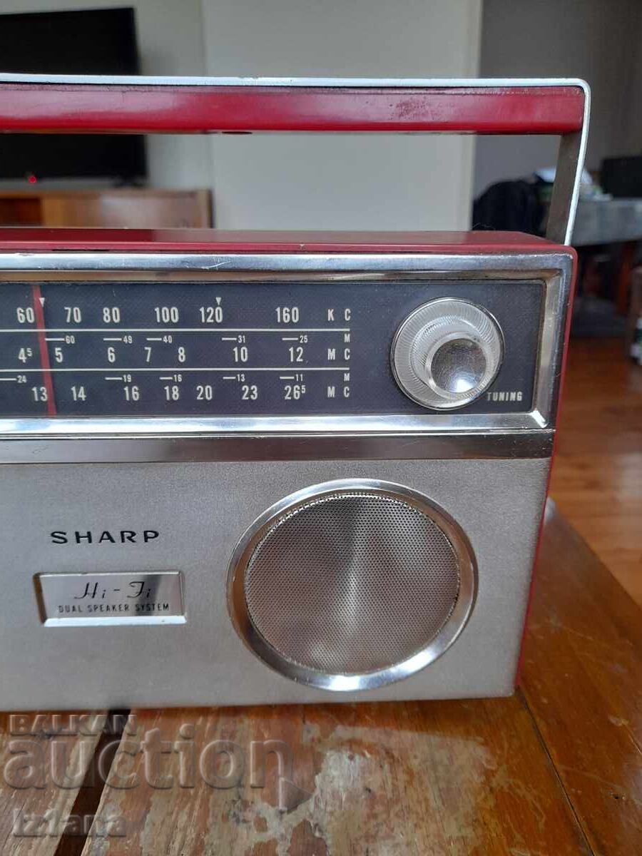 Δημοπρασία Παλιό ραδιόφωνο, ραδιοφωνικός δέκτης Sharp BY-488