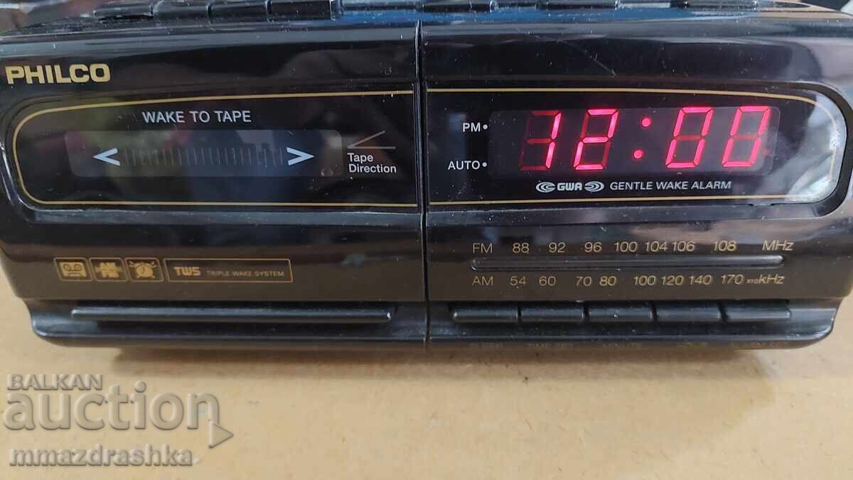Telephone, cassette player, clock in one from the 80s - 5