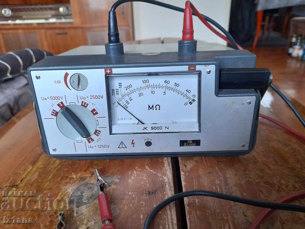 Megohmmetru vechi Elima cu preț € 125.00 | 244.48 BGN