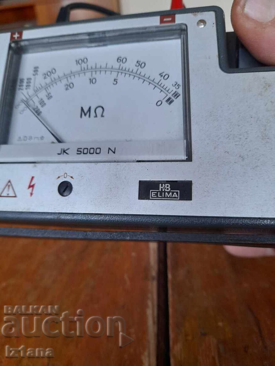 Licitație Megohmmetru vechi Elima
