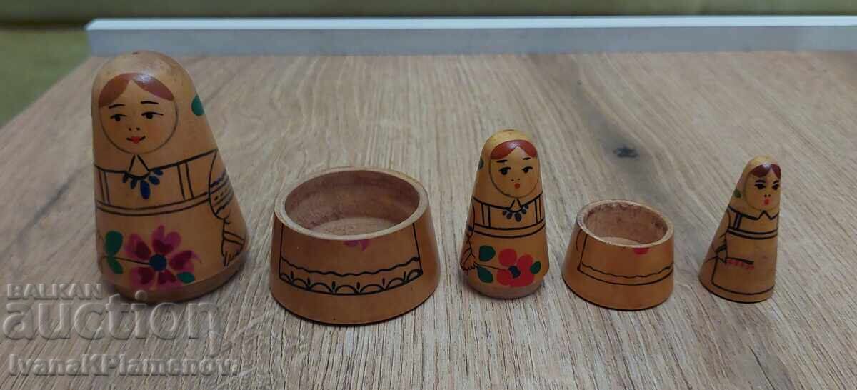 Set păpuși Matrioșka Rusia 3 piese - 6