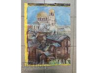 Authentic old painting - Old Sofia!