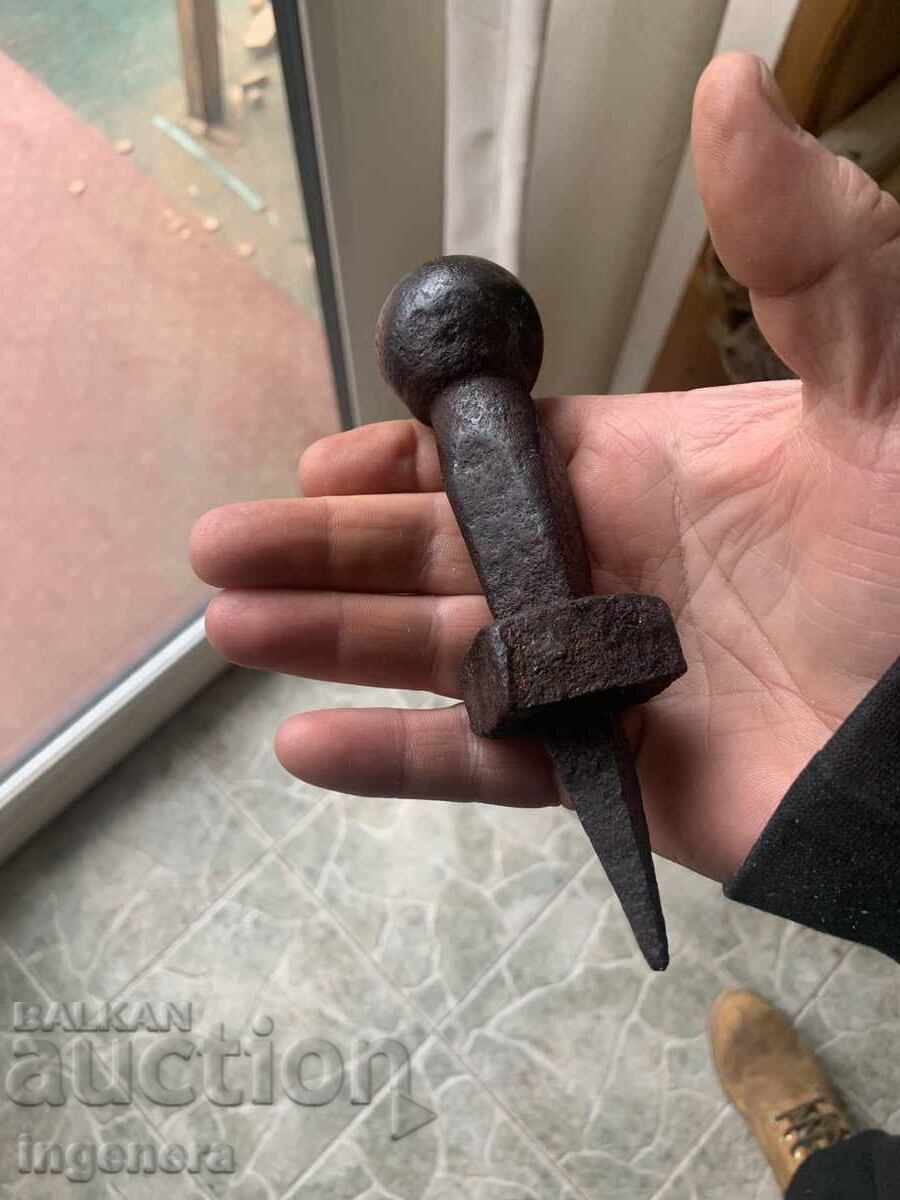 SCYTHE PEENING ANVIL OLD FORGED TOOL