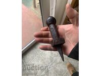 ΑΜΟΝΙ ΓΙΑ ΣΦΥΡΗΛΑΤΗΣΗ ΚΟΣΟΝΙΟΥ ΠΑΛΙΟ ΣΙΔΕΡΕΝΙΟ ΕΡΓΑΛΕΙΟ