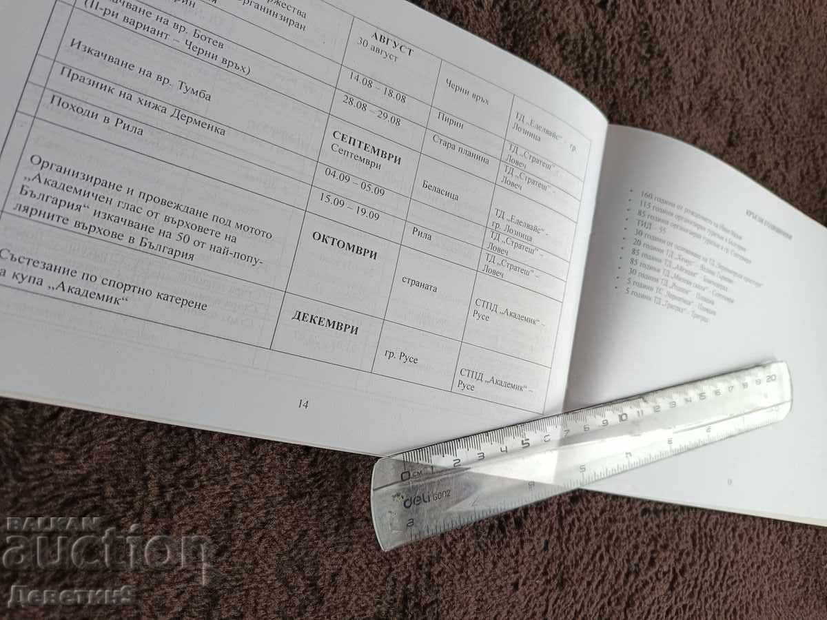Delivery of Calendar Plan - BTS 2010
