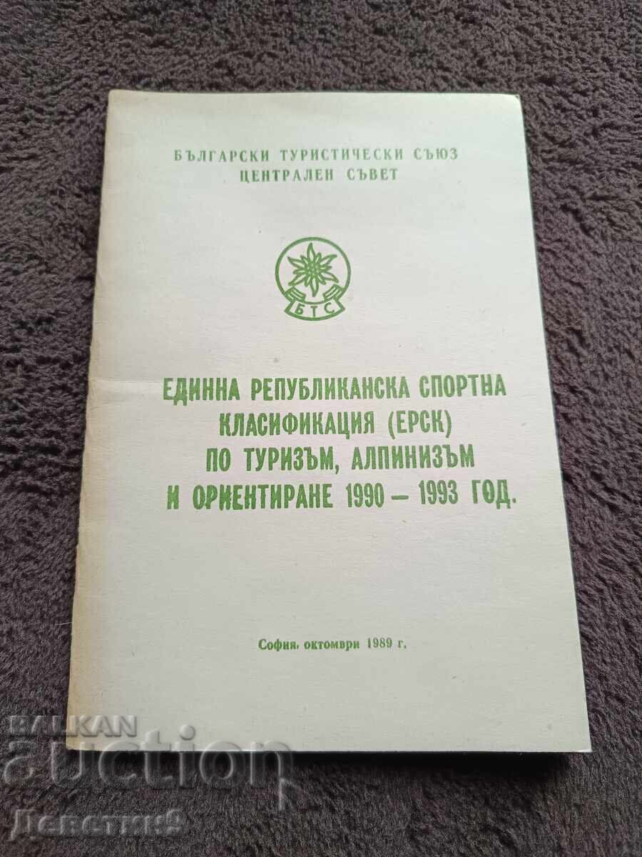 ERSK for Tourism, Mountaineering and Orienteering - BTS 1989