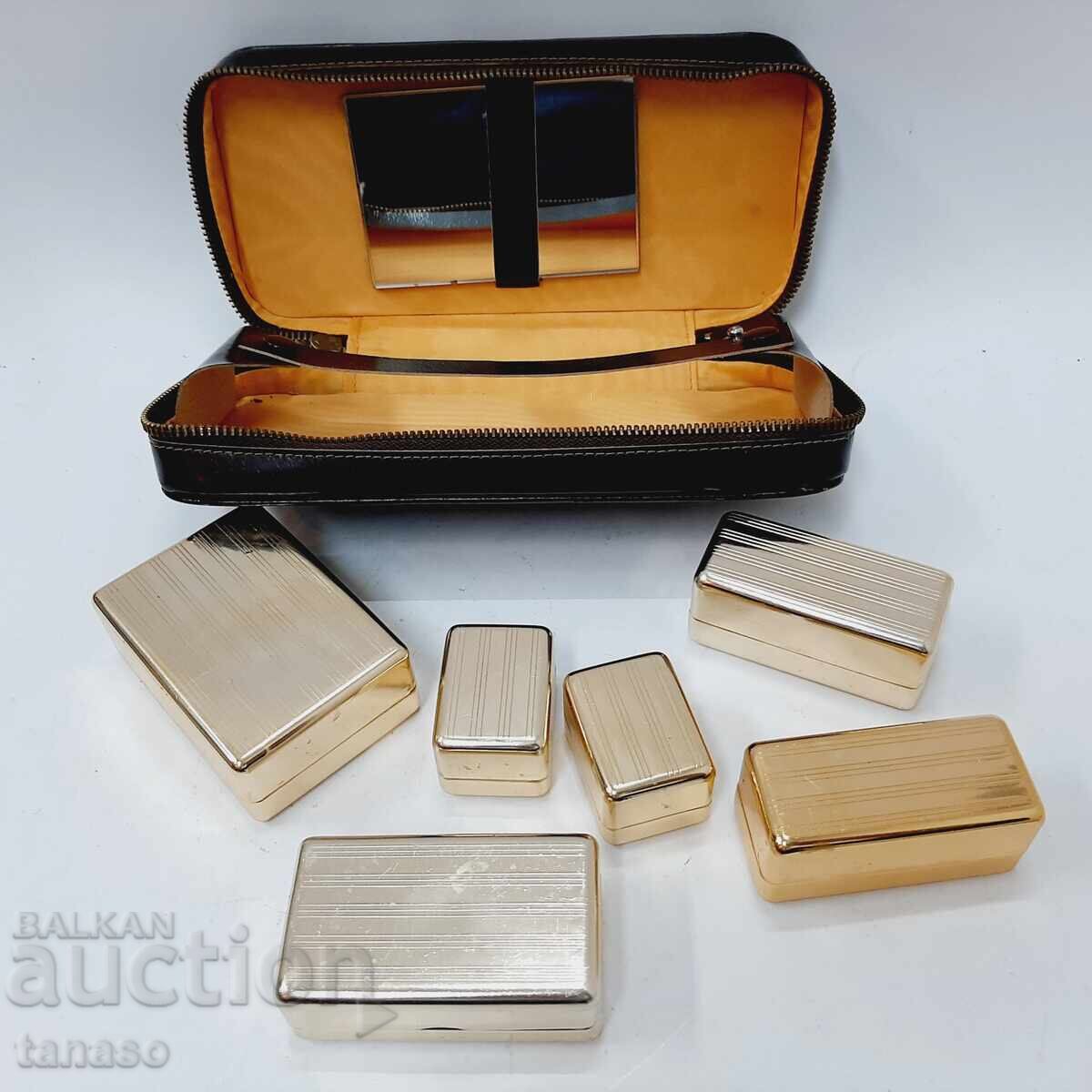 Ρετρό σετ ξυρίσματος, νεσεσέρ ταξιδιού (15.4) - 6