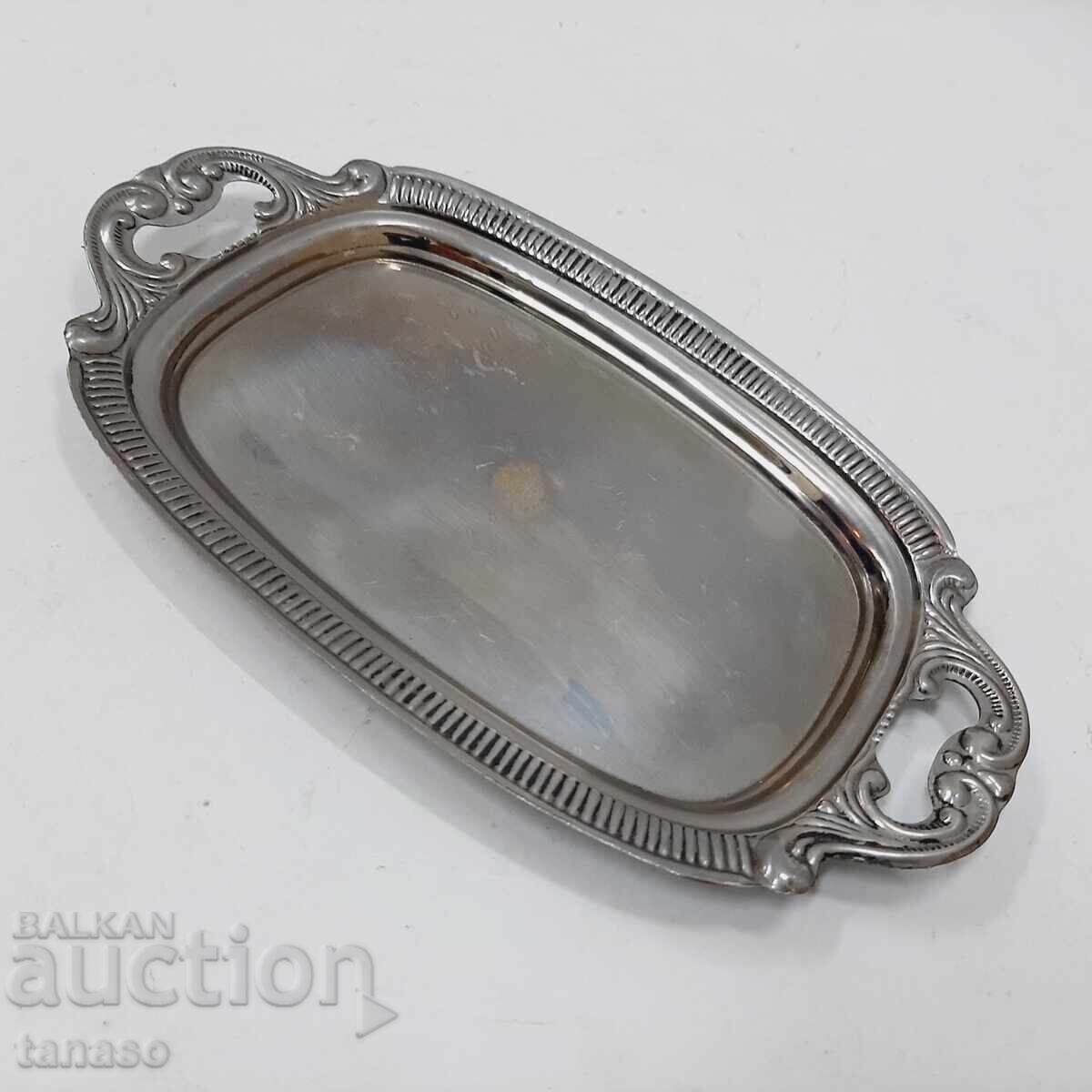 Μικρός vintage επάργυρος δίσκος (15.4) με τιμή € 16.00 | 31.29 BGN