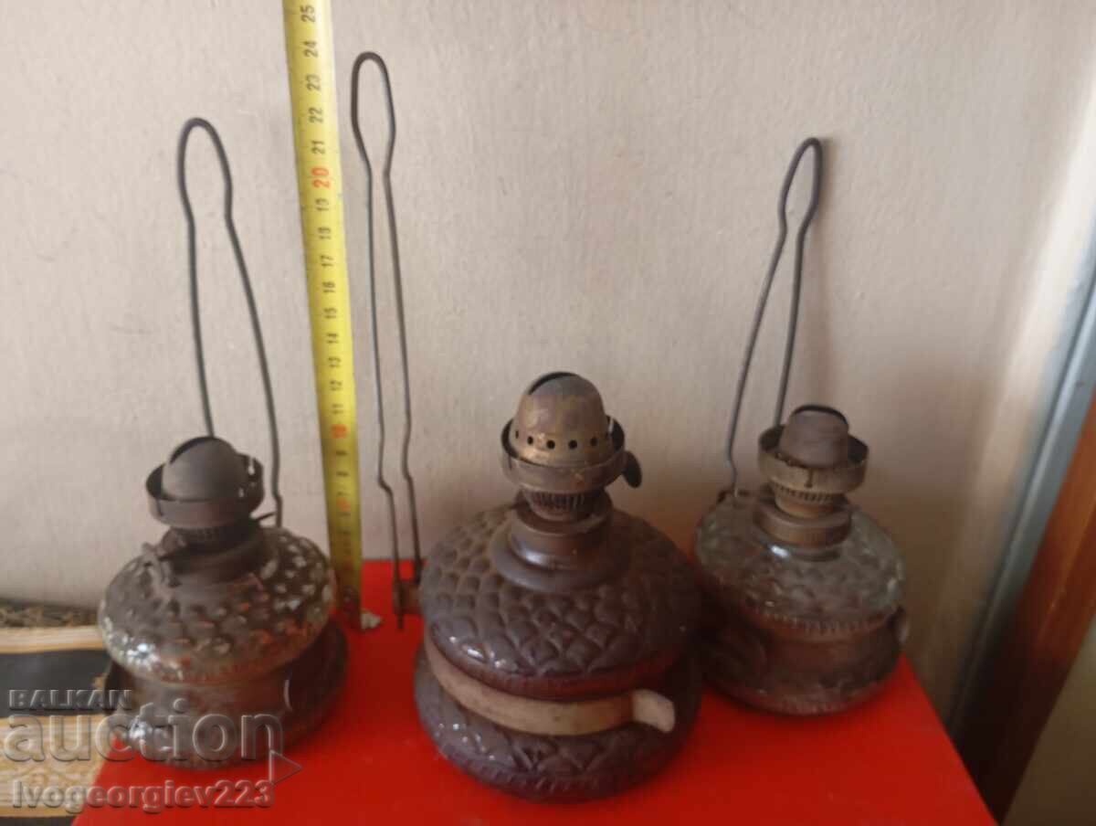 Set of three gas lamps with price € 12.00 | 23.47 BGN