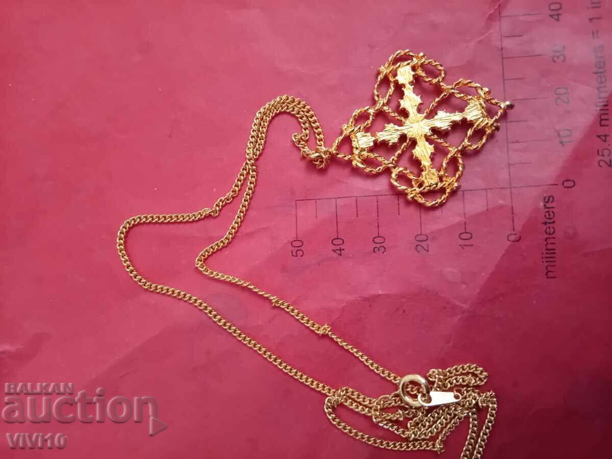 Antique necklace with stones, Gold-plated with price € 15.00 | 29.34 BGN