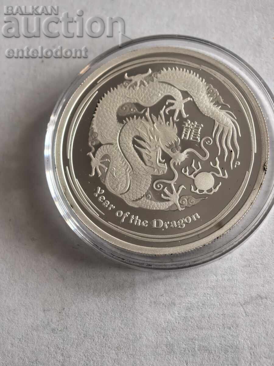 50 цента 2012 г. Австралия 1/2 унция чисто сребро с цена € 80.00 | 156.47 лв.