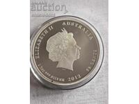 50 цента 2012 г. Австралия 1/2 унция чисто сребро