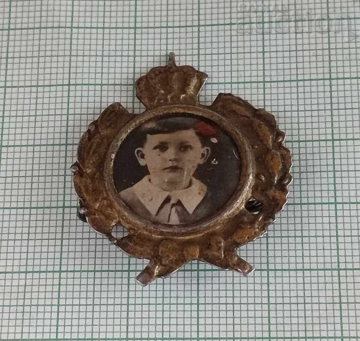 SIMEON II COCKADE BROOCH BADGE KINGDOM OF BULGARIA