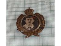 SIMEON II COCKADE BROOCH BADGE KINGDOM OF BULGARIA