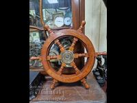 Страхотен антикварен английски дървен рул