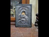 O icoană minunată din argint antic cu certificat