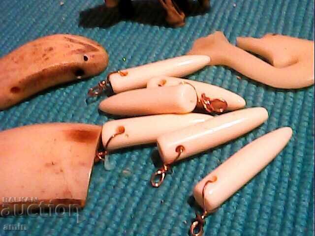 лот от колие гривна весулки от кост - 5