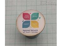 NATIONAL NETWORK OF YOUTH CENTERS LOGO BADGE PIN