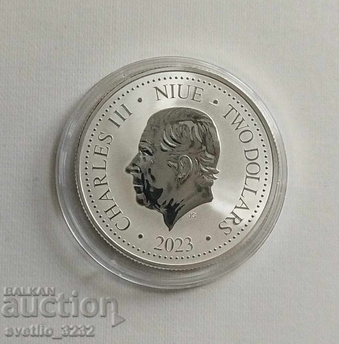 Сребро 1 OZ 2023 Феникс с цена € 125.00 | 244.48 лв.