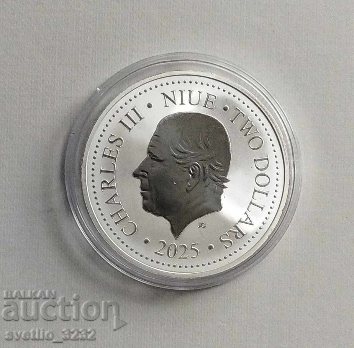 Argint 1 OZ 2025 Phoenix cu preț € 125.00 | 244.48 BGN