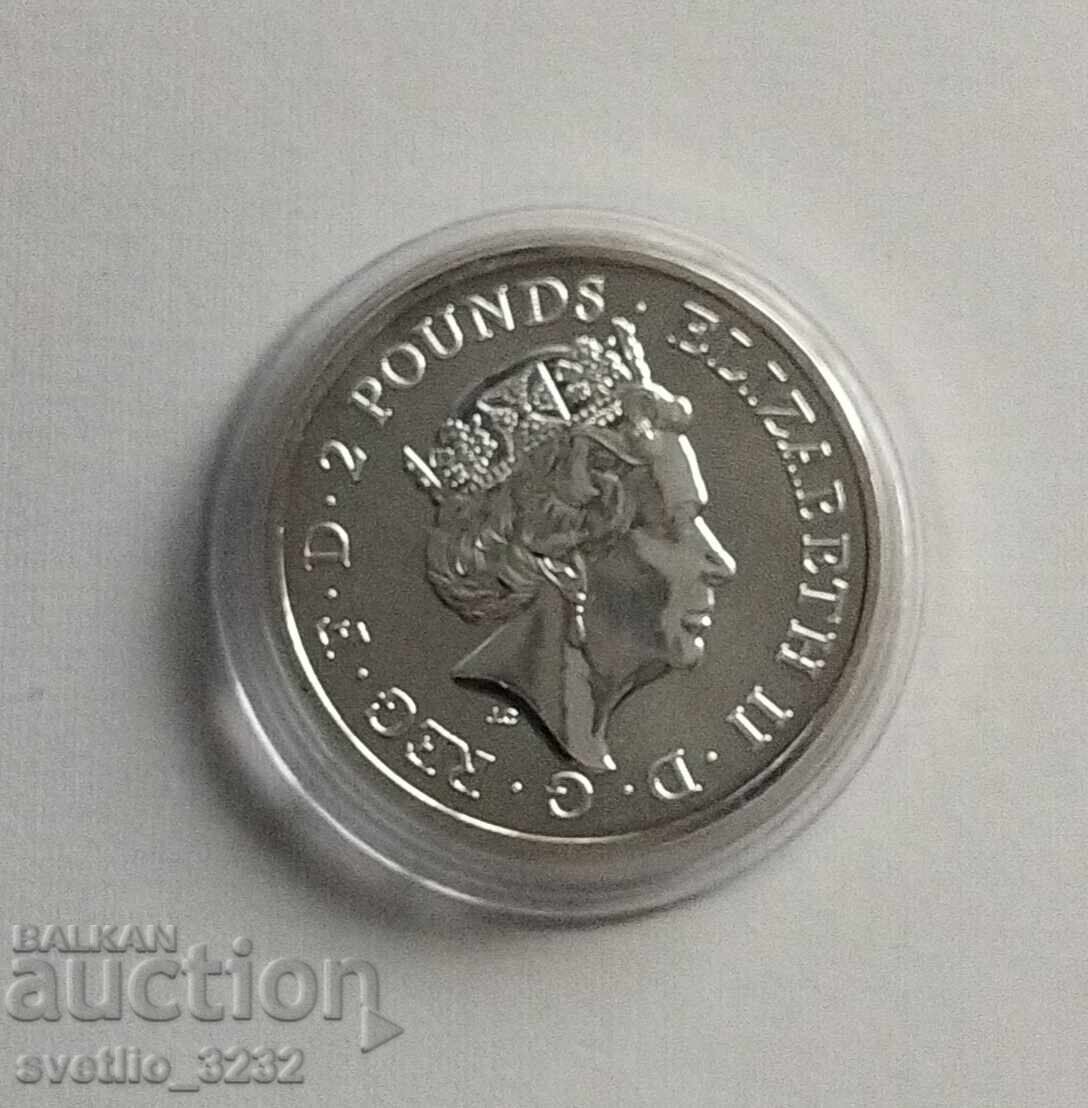 Argint 1 OZ 2020 Britannia cu preț € 125.00 | 244.48 BGN