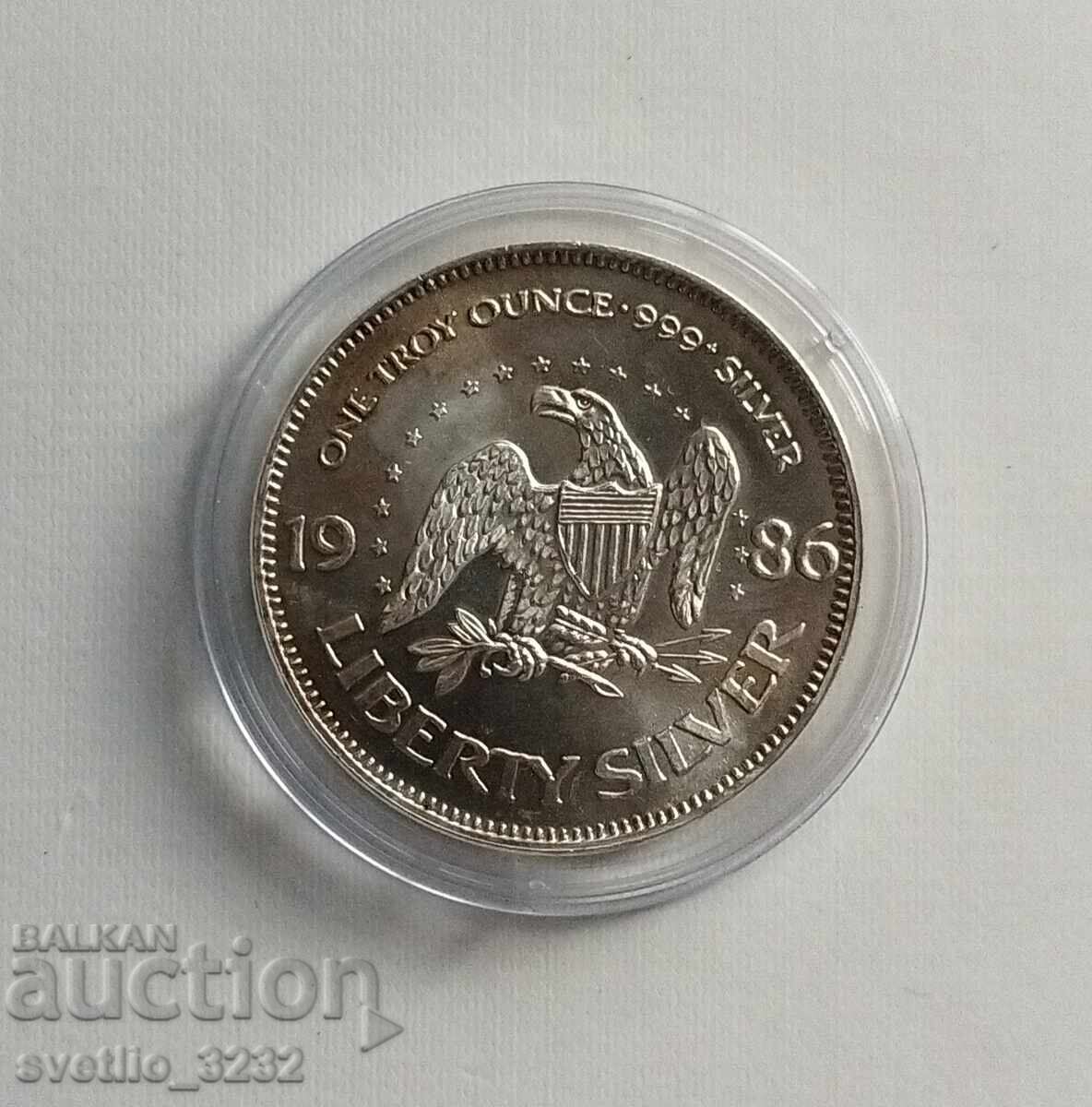 Argint 1 OZ 1986 America