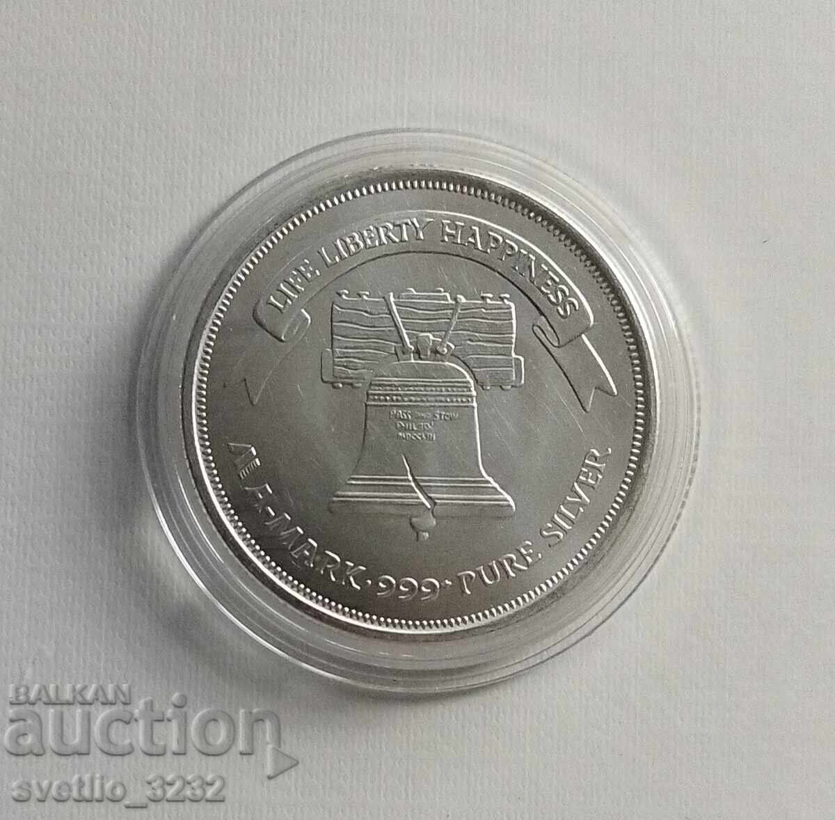 Сребро 1 OZ Америка с цена € 125.00 | 244.48 лв.