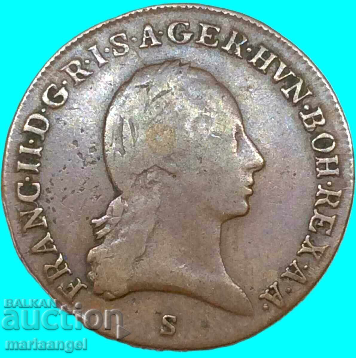 Licitație Austria 3 crucișătoare 1800 S - Schmolnitz 30mm imp. Francis dragă