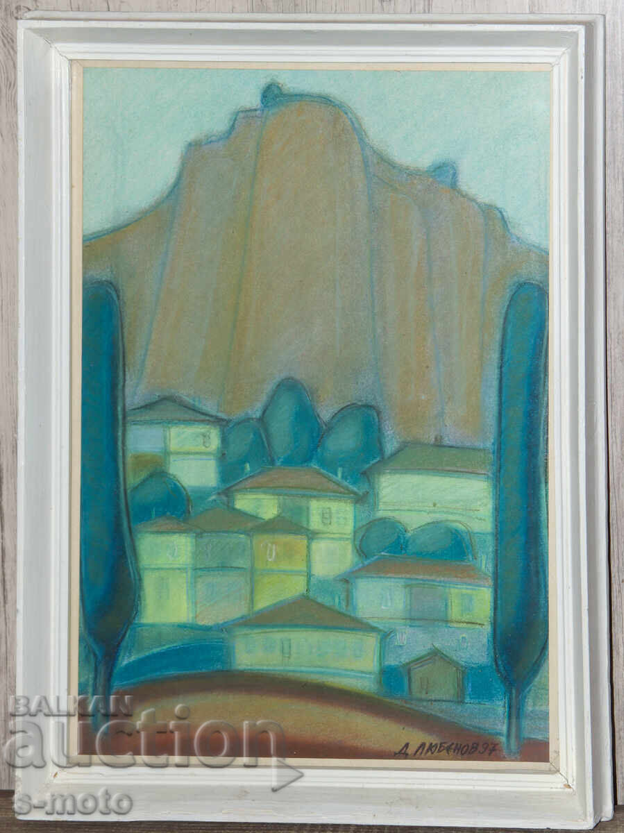 Dimitriy Lyubenov tablou pastel peisaj cu preț € 100.00 | 195.58 BGN