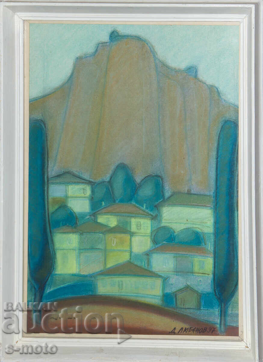 Dimitriy Lyubenov tablou pastel peisaj