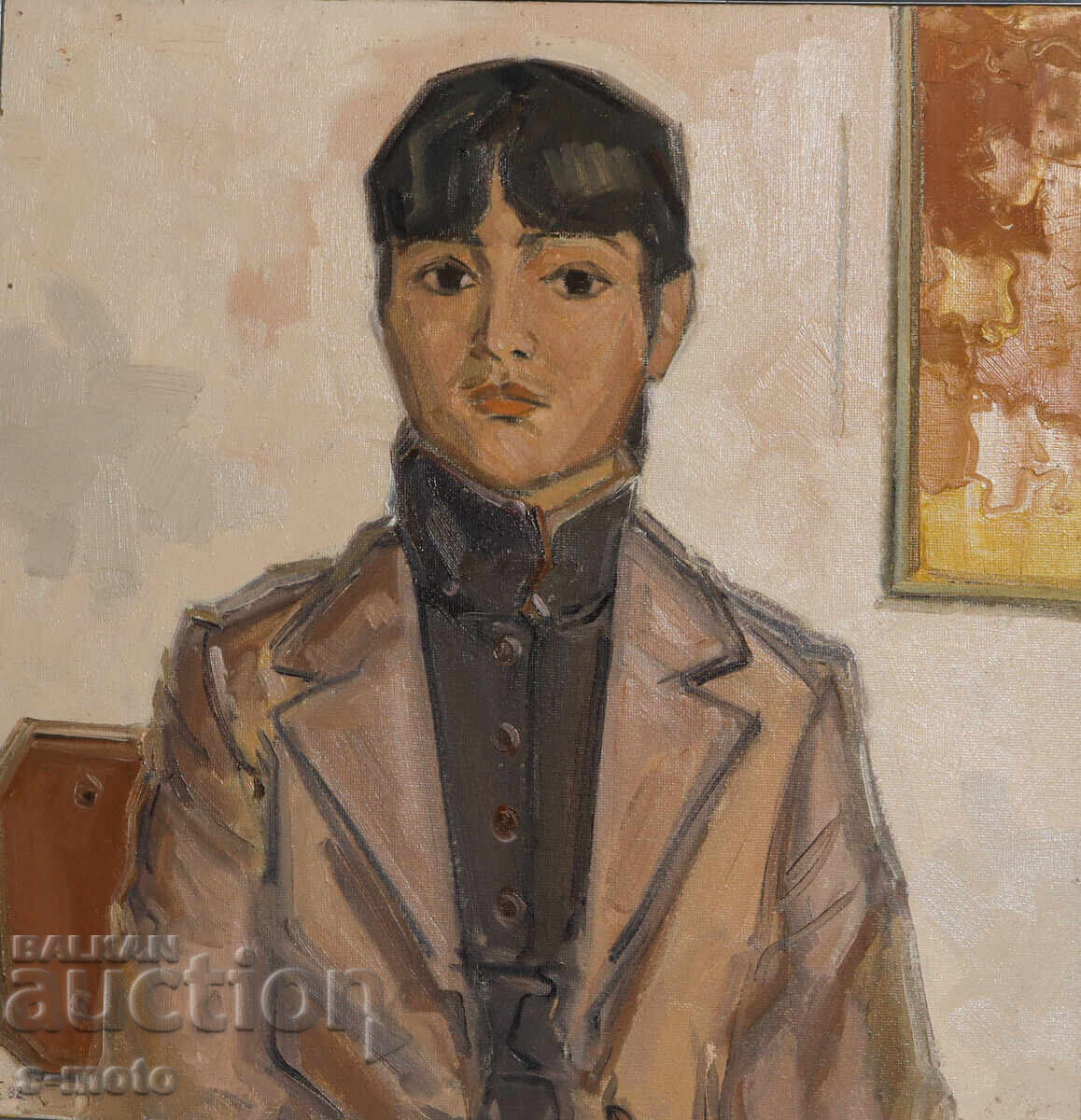 Dimitriy Lyubenov tablou în ulei portret