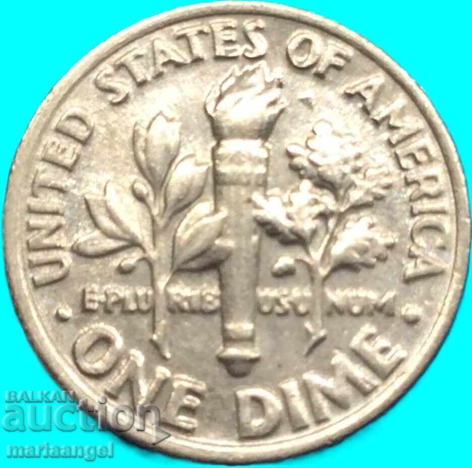 Livrarea Monedă de 10 cenți 1989 SUA