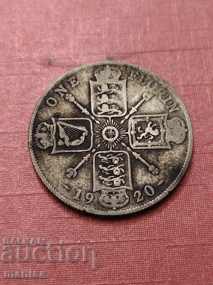 1 Florin 1920 Silver! with price € 18.00 | 35.21 BGN