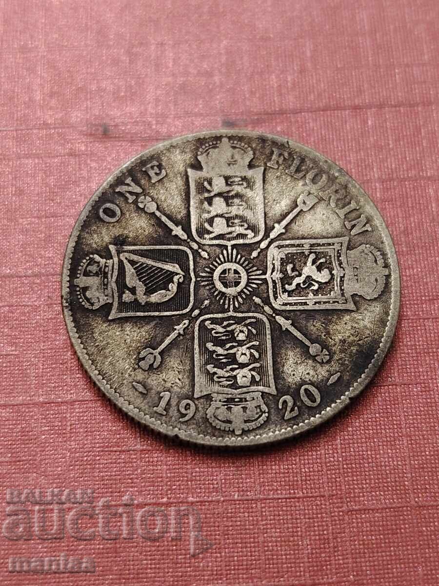 1 Florin 1920 Silver!