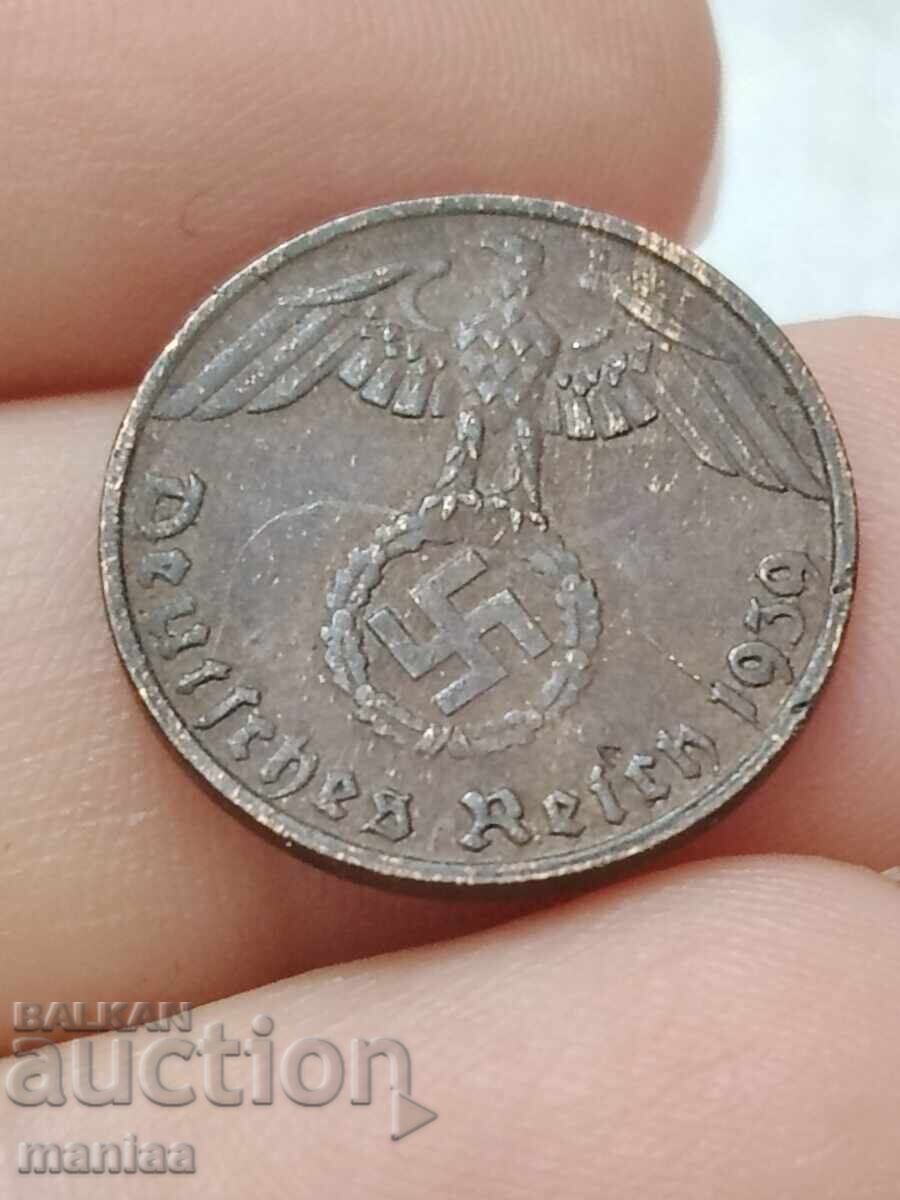 Livrarea 1 pfenig 1939 Al Treilea Reich G