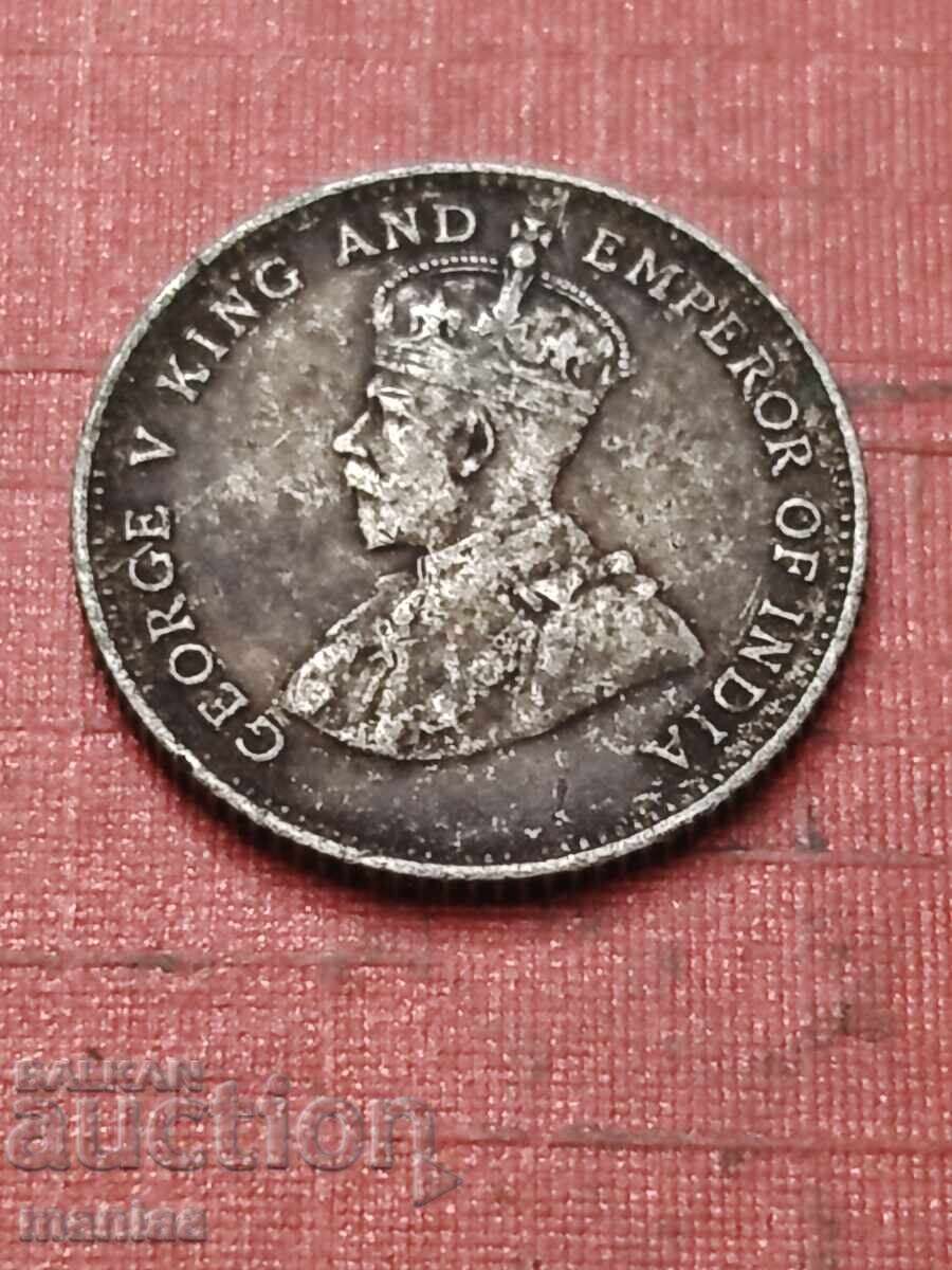 Livrarea 10 Straits Settlements 1927 Argint!