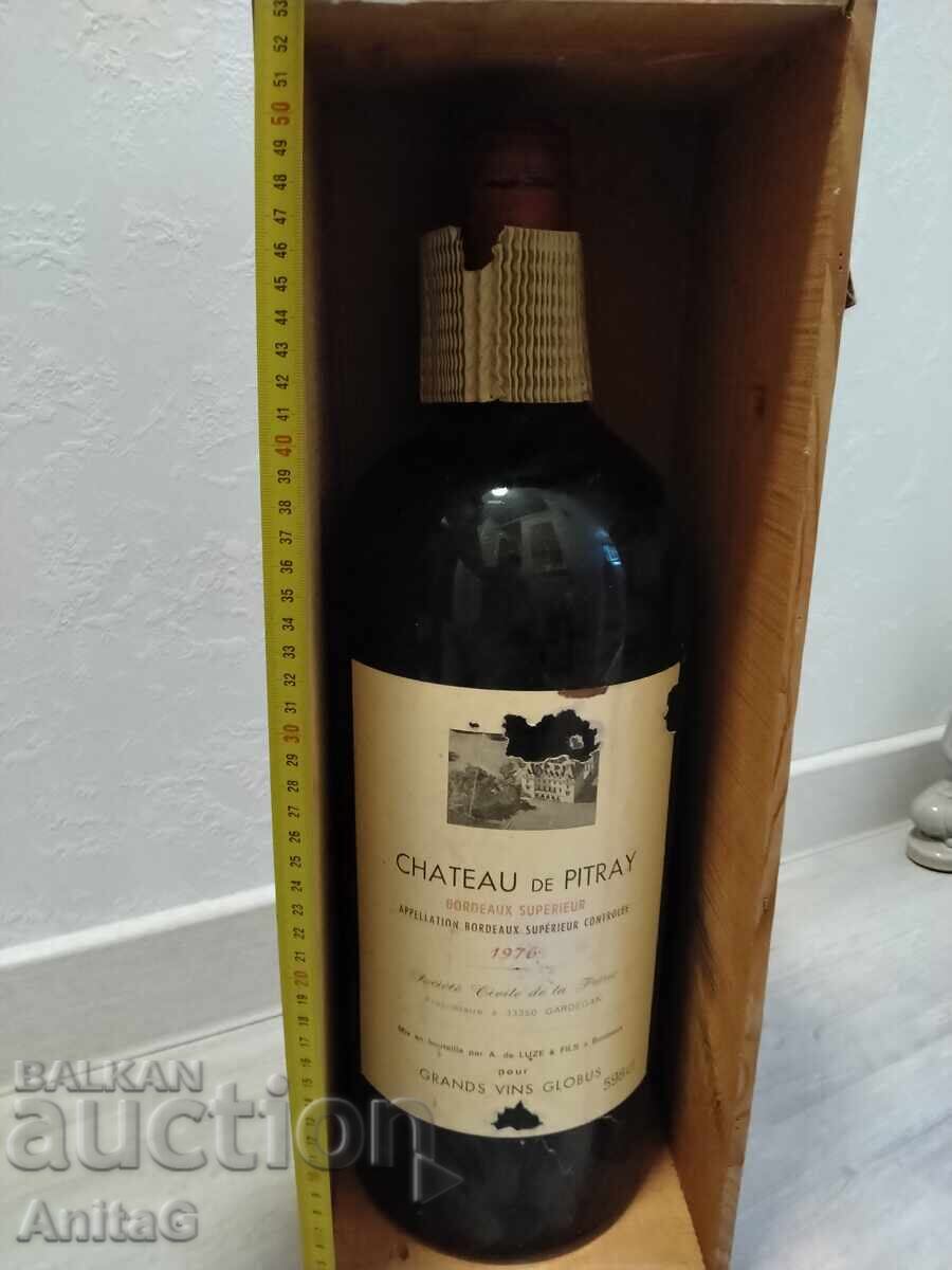 Licitație Sticlă de vin 6L Chateau de Pitray 1976