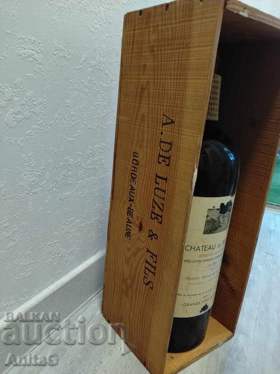 Livrarea Sticlă de vin 6L Chateau de Pitray 1976