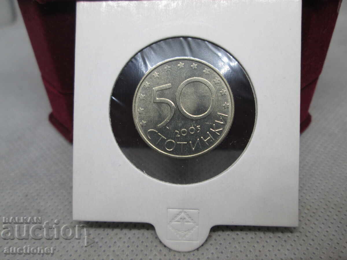 50 STOTINKI 2005 BULGARIA ÎN UE cu preț € 4.00 | 7.82 BGN