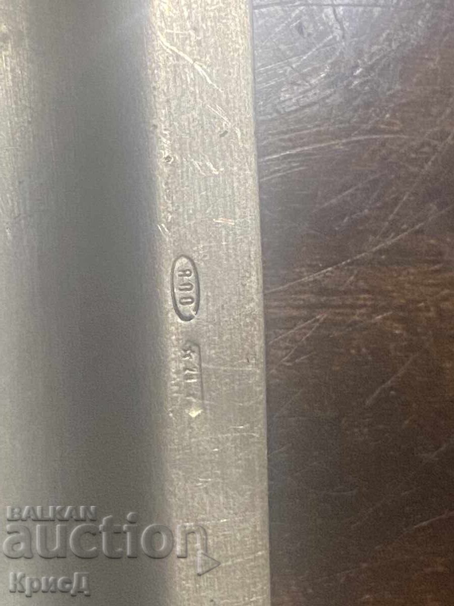 Δημοπρασία Ασημένιος παλαιός δίσκος για κοσμήματα ή επαγγελματικές κάρτες