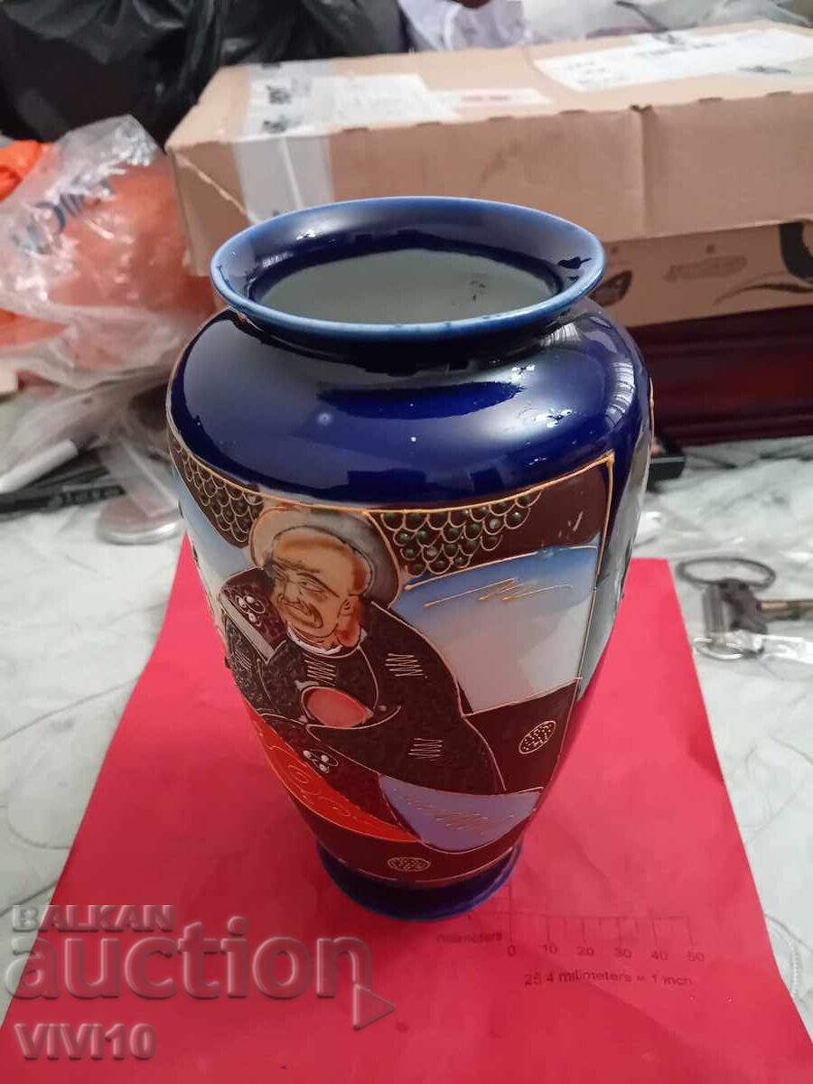 Старинна ваза сатцума 20см