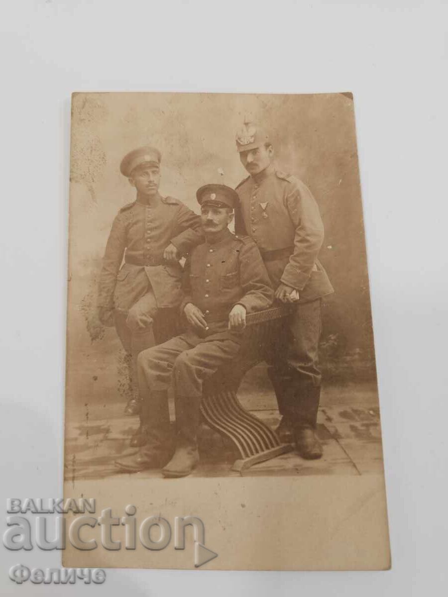 Българска царска военна фото картичка  - Балканска война с цена € 10.00 | 19.56 лв.