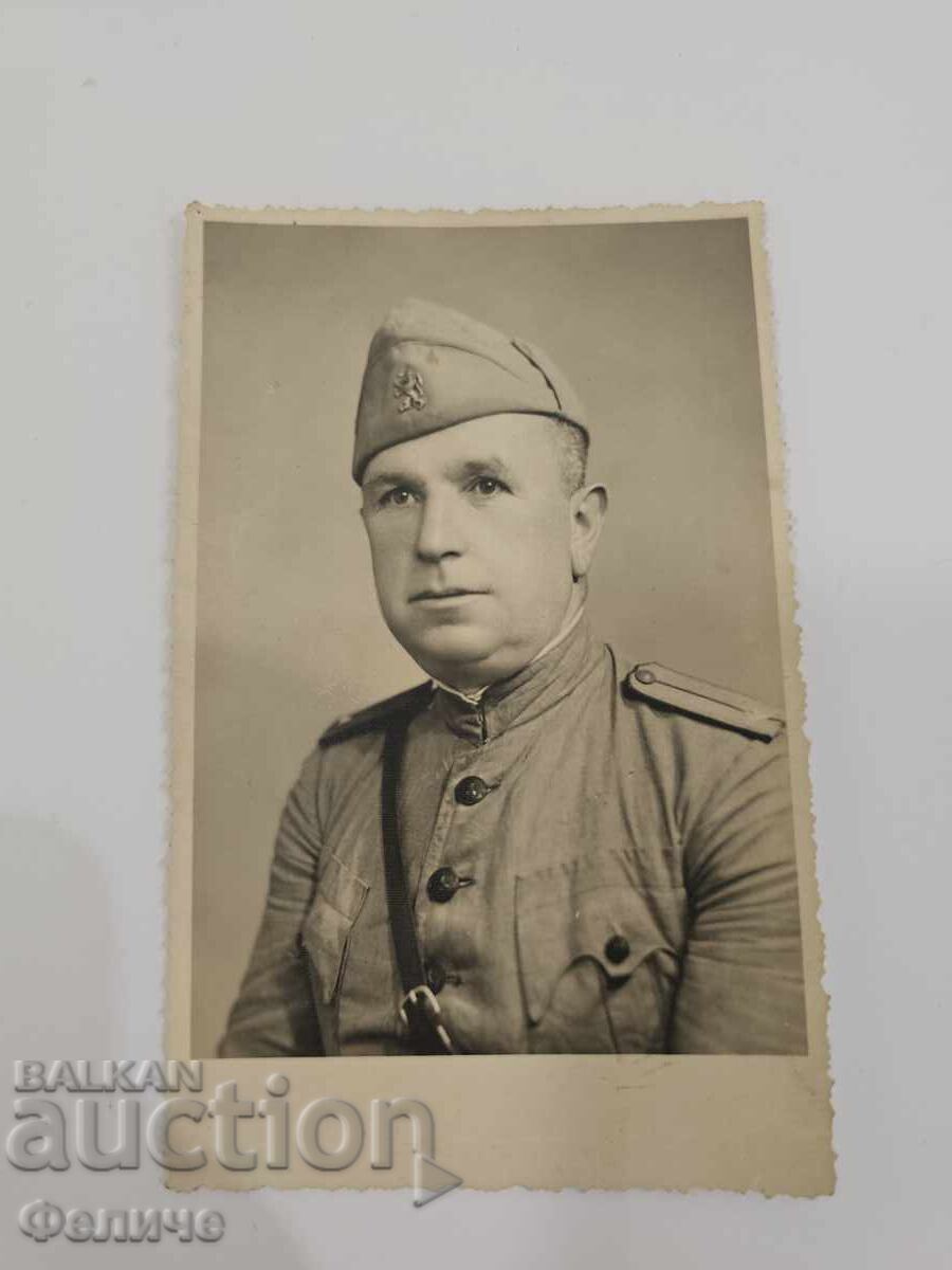 Carte poștală foto regală bulgărească - Ofițer de infanterie cu preț € 7.00 | 13.69 BGN