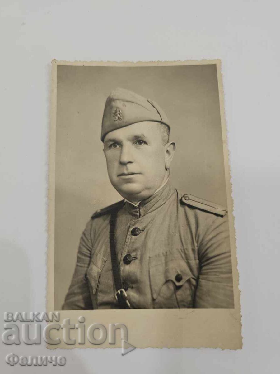 Licitație Carte poștală foto regală bulgărească - Ofițer de infanterie