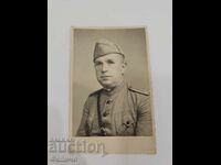 Βουλγαρική βασιλική φωτογραφική κάρτα - Αξιωματικός του Πεζικού