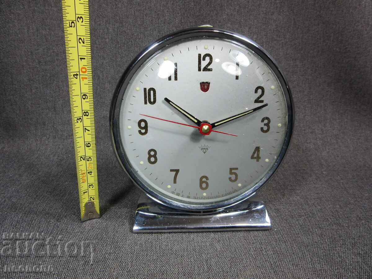 VECHI CEAS MECANIC CU ALARMĂ RETRO SOC DIAMOND CHINA - 5