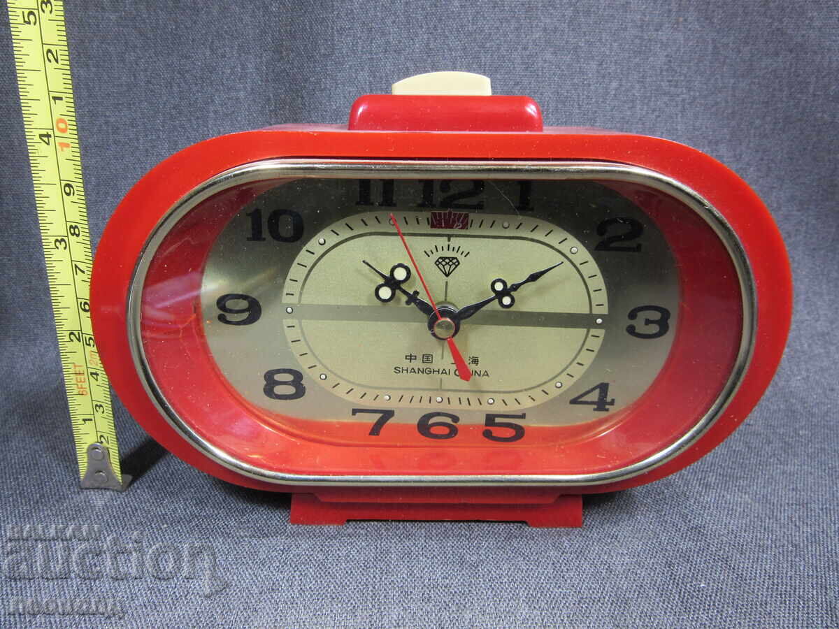 VECHI CEAS MECANIC CU ALARMĂ RETRO SOC DIAMOND CHINA - 5