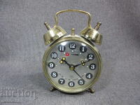 OLD RETRO SOC MECHANICAL ALARM CLOCK DIAMOND CHINA