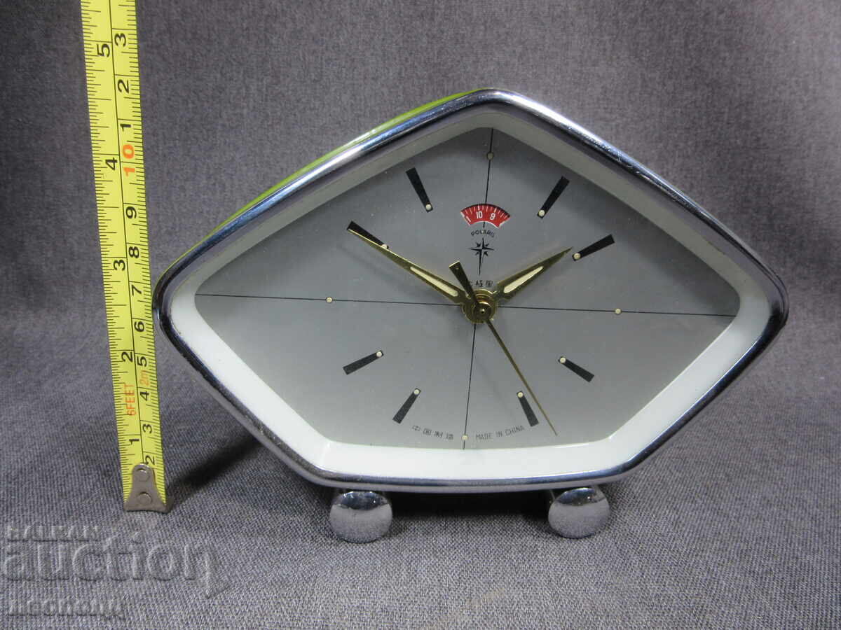 VECHI CEAS MECANIC DEȘTEPTĂTOR RETRO SOC POLARIS CHINA - 5