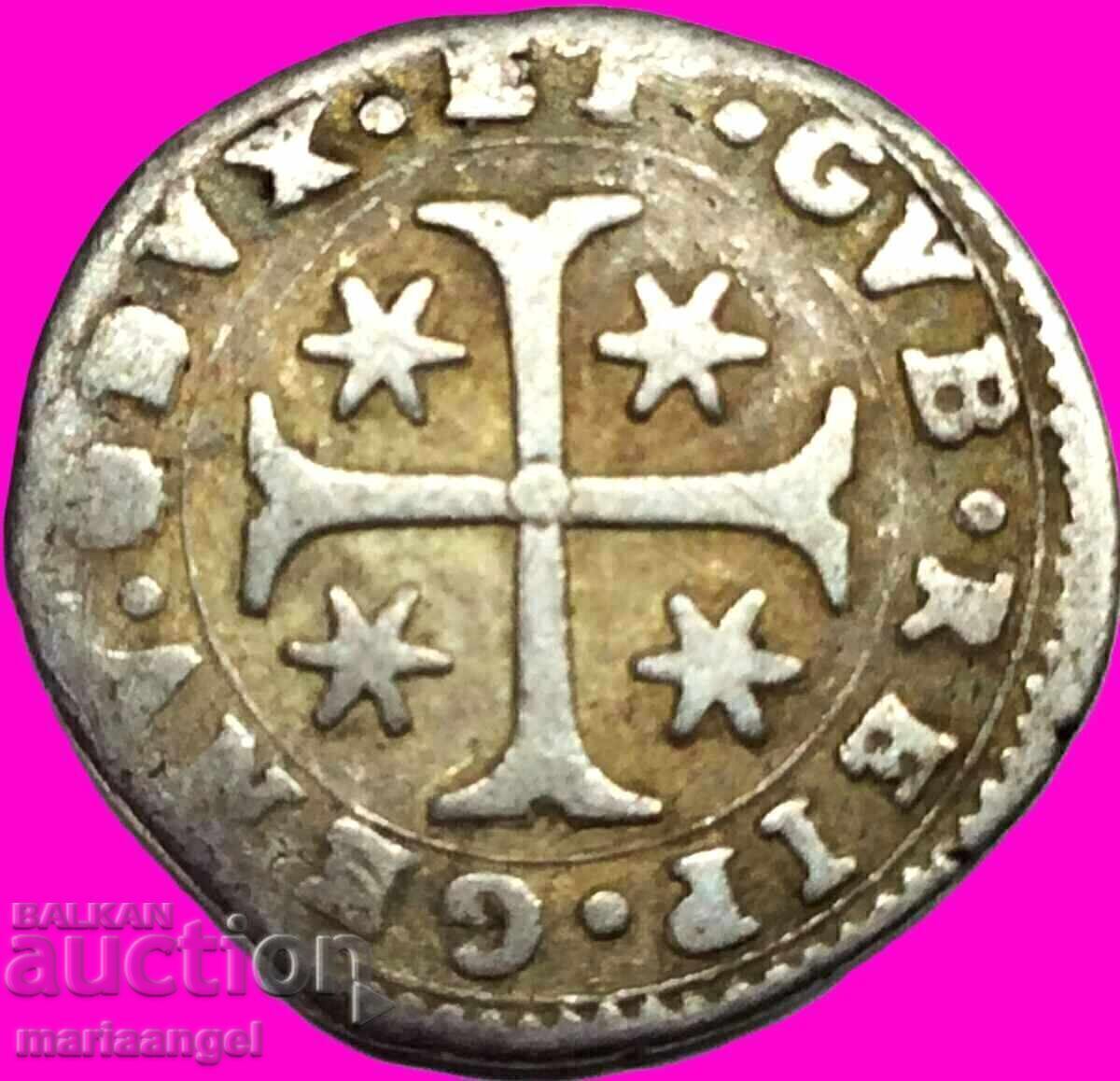 Licitație Genova 8 soldati 1654 Italia Bordul Dogilor excl. rar